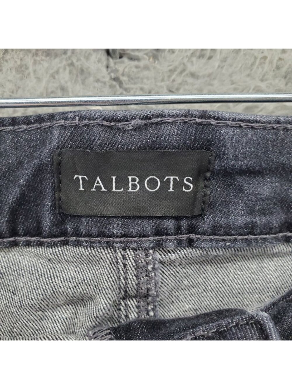 Talbots Jeans Womens Size 12 Blue Slim Straight Ankle Stretch Denim - Picture 2 of 11